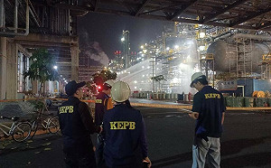 環保局智慧監控 中油林園廠火警黑煙依法重罰