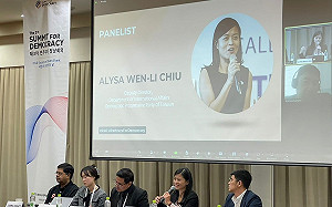 參與第三屆民主峰會 邱雯莉：讓青年世代對民主更具使命感
