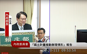 林右昌坦言政府怠惰衍生「賴皮寮」 藍委送「賴皮部」嘲諷