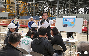 郭國文考察森霸電廠管線安全敦睦機制  確保完善無虞以安民心