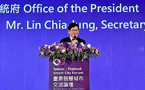 林佳龍談訪泰經驗：台泰英文讀音相似、盼有更多交流