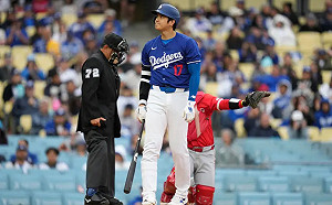 大谷遭水原牽連後首度美國出賽！僅保送上壘