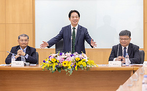 幕後》賴清德赴桃園交流ICT企業　產業界讚「智慧科技島」盼根留台灣