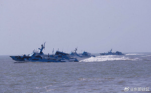 謀我日亟！解放軍東部戰區實戰化海上攻防演練 22型飛彈快艇「滿血復活」