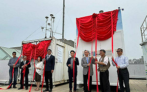 科學研究與國際合作典範 薛富盛主持鳳山高中超級監測站開箱儀式