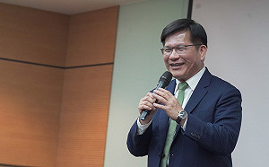 林佳龍談台中經驗　要貢獻數位轉型、技術創新