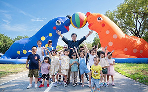  高雄兒童節打造超大型海洋樂園 陳其邁搶先開箱試玩