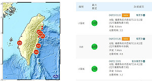 嘉義凌晨地牛連續翻身！台東刮焚風 高雄5縣市熱爆