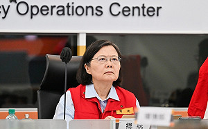 蔡英文籲中央地方合作應變 政府要確保資訊的正確性