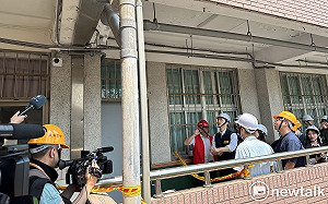 403大地震 蔣萬安視察走訪校園、北市6校6200名學生停課