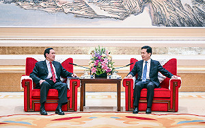 陝西書記慰問台灣地震 馬英九透露「尋根心情」很激動