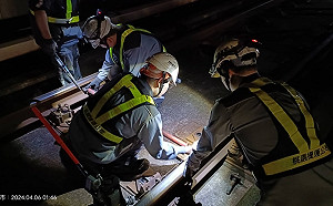 403強震導致軌道偏移！桃捷：已檢修完畢安全無虞 