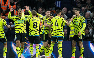 兵工廠3：0勝布萊頓！前三種子競爭趨白熱化