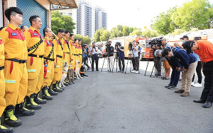 特搜英雄返高雄 陳其邁90度鞠躬致上敬意