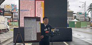 強震PO「禮物山」挨罵 傅崐萁花蓮開記者會落淚