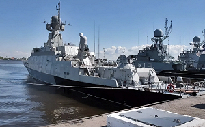 離戰場那麼遠都會被炸! 疑有內鬼 俄波羅的海「謝爾普霍夫號」戰艦焚毀