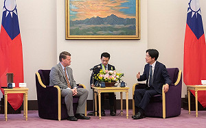 賴清德接見美智庫 談拜登、岸田文雄對台海和平的共識