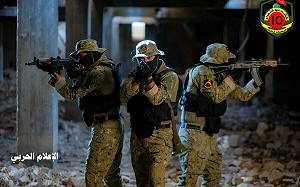 (影) 為攻擊以色列做準備！親伊朗民兵演練城市戰 建築模擬加薩主攻狙擊