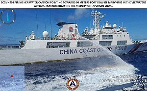 劍指南海！中國新型「AI水砲」命中度增強 稱惡劣海況都不怕