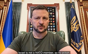 (影) 美、英、法助以攔截伊朗無人機、導彈 澤連斯基吃味了：不能厚此薄彼!