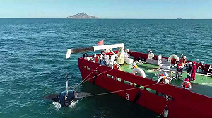 目的不單純!中國打造「仿生」魔鬼魚潛水器 宣稱監控南海珊瑚礁生長