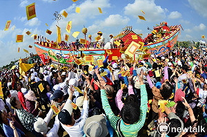 眾神之都盛事錯過再等三年   台南400香科年追香科蜈蚣陣燒王船