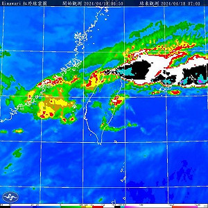 豪雨襲雙北!鄭明典曬超黑煙囪雲圖 氣象署一圖曝成因