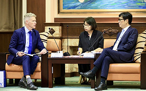 澳洲辦事處代表首訪高市府     陳其邁盼持續拓展及深化雙邊合作  