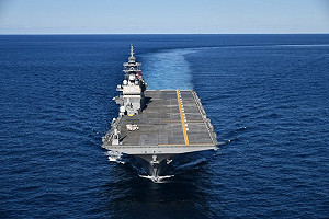 日期定了!日本準航艦「加賀號」9/17出發赴美 測試F-35B起降