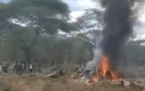 肯亞墜機! 含國防軍司令在內10高階軍官喪生 舉國哀悼3天