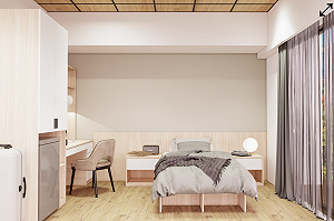 飯店等級!世新高級宿舍每床9萬惹議 校方:滿足多元需求