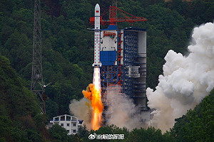 雙十國慶日  中共發射運載火箭飛越台灣中部、高度於大氣層外