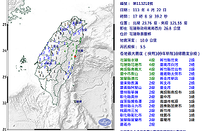 花蓮震不停「下午12連震」！氣象署：已累積935起餘震