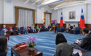 蔡英文接見美智庫CSIS　期許續創經貿合作新里程碑