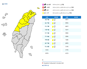 快訊》鋒面來了！氣象署：9縣市大雨特報 