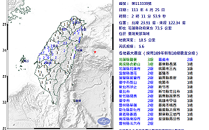 東部又一夜震6次！北台灣超有感 氣象署：盆地有放大效果 