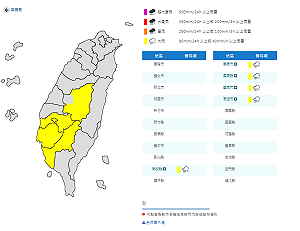 快訊》雨彈狂炸！氣象署：5縣市大雨特報