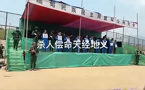 (影) 緬北詐騙區震撼! 果敢同盟軍公審10人 遊街後押赴刑場執行死刑