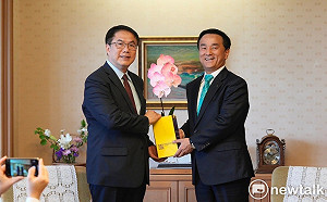 締盟後首次回訪山口縣 黃偉哲拜會山口縣知事及議長