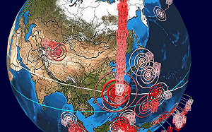 全球地震3D圖「一柱擎天」！網驚：讓世界看見台灣