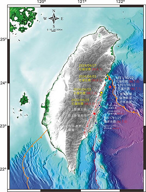 再現規模7強震?專家:縱谷斷層系統3處百年未有大地震