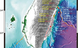 再現規模7強震？專家：縱谷斷層系統3處百年未有大地震