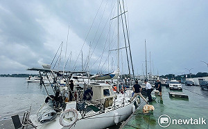 烏克蘭1家3口故障帆船修復完成  承載台南各界愛心航向新生活