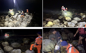 富岡漁港釣客落海 岸巡、海巡聯手搶救