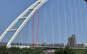 新月橋8處索力值異常 侯友宜：6/3前56條鋼索全數檢測     