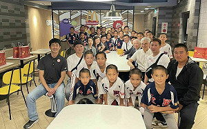 林佳龍再與三星少棒隊會面　支持基層棒球環境改善