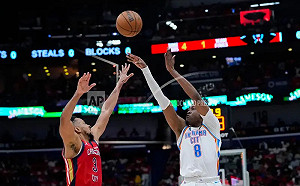 (影)SGA、Williams合砍44分！雷霆4：0橫掃鵜鶘