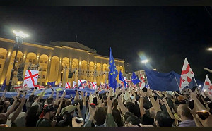 走向獨裁第一步! 不顧數十萬人抗議 喬治亞議會強行通過「外國代理人」法案