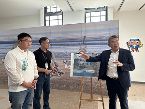 蔡其昌爭取六千萬 改善鐵砧山、濱海樂園環境