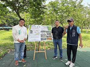 大甲中山公園兒童遊戲場設施老舊 蔡其昌爭取543萬整建